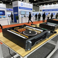 Amplificateur de puissance professionnel 3U TD-class 1800W, équipé d'un transformateur toroïdal à courant élevé, adapté aux soirées DJ sur scène
