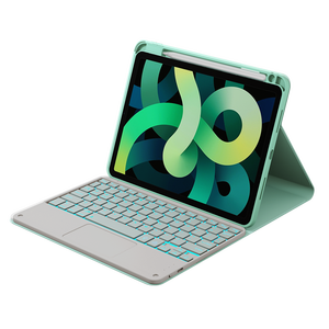 Bao Da Đẹp Thoải Mái Vải Trường Hợp Bàn Phím Cho <span class=keywords><strong>Ipad</strong></span> Pro11 Air4 10 9 Với Cảm Ứng Pad Chức Năng Bàn Phím Trường Hợp Và Khe Cắm Bút - Product Image 4