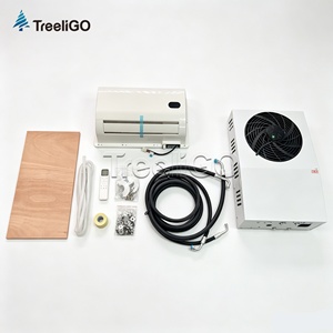 Unidad de Aire Acondicionado Eléctrica Mini Split de 12v 24v para Cabina de Camión, <span class=keywords><strong>Autocaravana</strong></span>, Camiones, Autobuses, Remolques, Furgonetas, Enfriamiento Rápido - Product Image 1