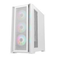 Emballage en vrac de vente chaude pièces et accessoires d'ordinateur revêtement noir économique SPCC nouveau PC de bureau d'ordinateur ATX