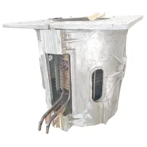 Horno de fusión de acero por inducción de frecuencia intermedia con carcasa de aluminio 1,5 T