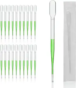 Laboratuvar tek kullanımlık plastik steril 1ml 2ml 3ml 5ml 10ml pastör pipet transfer pipeti bireysel ambalaj ile