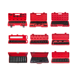 Bảo Trì Xe tác động không khí Metric 1/2 cờ lê tác động ổ cắm bộ - Product Image 3