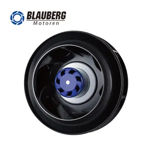 Blauberg 175mm 115V làm mát không khí không chổi than tường xả lạc hậu cong lưỡi quạt ly tâm cho ffu và AHU