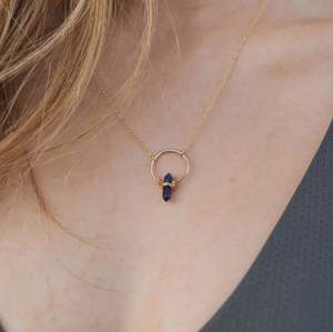 Collar de cresta de plata esterlina-Amatista 925 Collar de joyería de plata esterlina para mujer Producto a granel hecho a mano - Product Image 2