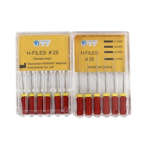 Thép không gỉ H tập tin endo nha khoa để điều trị kênh gốc Hướng dẫn sử dụng nguồn điện nội nha sử dụng tay - Product Image 1