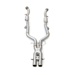Downpipe 304 SS High Flow Sport Cat pour Mercedes S600 W221 M275 5.5T <span class=keywords><strong>V12</strong></span> 2006-2013 - Product Image 3