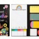 Porte-notes autocollants à thème de dessin animé, mignon et kawaii, style Ins, fournitures de bureau, accessoires scolaires personnalisés