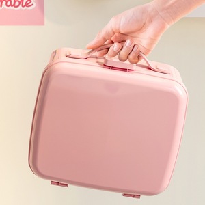 Pink Makeup Storage Box 12 Capacity Covered Travel Organizer For Figurine And Journal Storage - Product Image 3