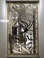 Pantallas Divisorias de Habitaciones Doradas de Aluminio o Acero Inoxidable, Estilo Dubai