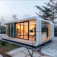 Magasin Modulaire Préfabriqué de 20 pieds, Modèle Apple Cabin Premium, pour la Vente de Cadeaux de Noël, Décorations, Artisanat, Jouets et Souvenirs