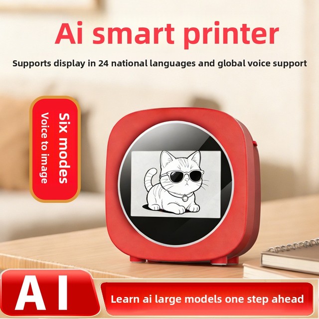 Thermal Type-C Interface 200 Resolution New AI Portable Wireless Children Voice Photo Label Printer