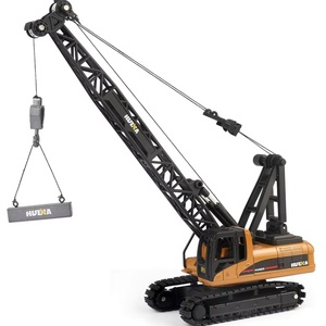 โมเดลรถบรรทุกจำลองสำหรับเด็ก ของขวัญ SJY-1720 1:50 รถเครนตีนตะขาบโลหะผสมเต็มรูปแบบ รถก่อสร้างจำลอง - Product Image 1