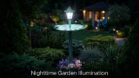 Lampe solaire pour bain d'oiseaux, écologique, style Art Déco, en résine, avec base remplissable, résistante aux intempéries, mangeoire à oiseaux pour jardin