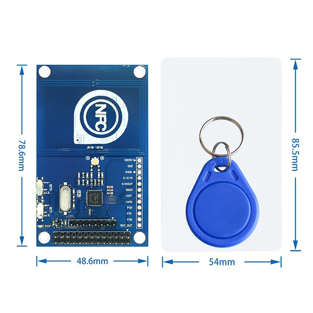 PN532 NFC Precise RFID IC Card Reader Module V3 13.56MHz SPI IIC I2C 3.3V NFC Board Electronic Modules and Kits