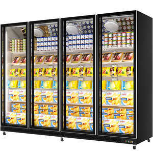 Vitrine réfrigérée commerciale électrique personnalisable à 3 portes pour boissons, bière, fruits, conservation au froid, haute - Product Image 1