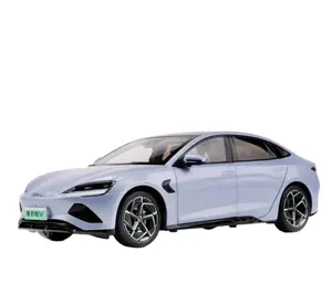 1:18 Модель автомобиля BYD Dolphin EV BYD EV DM-i, Коллекционная модель из сплава для украшения и коллекции