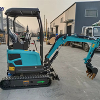 Mini excavatrice de 1.5 tonnes approuvée par le CE/EPA pour la petite excavatrice de moteur de Kubota Mini excavatrice de 1 tonne 2 tonnes 3.5 tonnes avec le composant de moteur de noyau