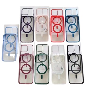 Étui rigide en acrylique Transparent mat sans fil pour iPhone <span class=keywords><strong>14</strong></span> <span class=keywords><strong>PROMAX</strong></span> 13PRO 12PROMAX 11, étui magnétique Transparent, vente en gros - Product Image 6