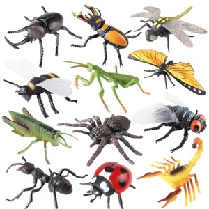 Juego educativo de juguetes de insectos de simulación para niños con insectos, mariposas, hormigas, libélulas, moscas, arañas y mantis Animal - Product Image 1