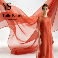 Tissu en Georgette de Haute Qualité 100% Polyester, Tulle Léger en Rouleau, Échantillons Gratuits, Tissu Mousseline pour Robe Femme