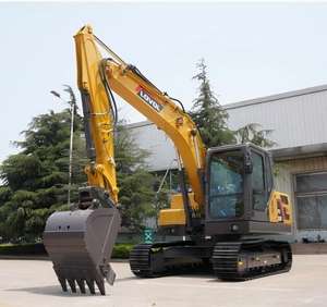 Excavatrice hydraulique LOVOL de grande taille, vente directe d'usine, <span class=keywords><strong>15</strong></span> <span class=keywords><strong>tonnes</strong></span>, excavatrice sur chenilles robuste pour travaux de construction - Product Image 1