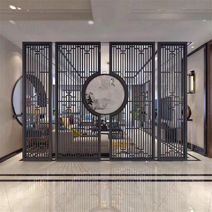 Cloison intérieure en PVC de haute qualité pour restaurant et salon, design Art Déco élégant, écran intérieur imperméable - Product Image 3