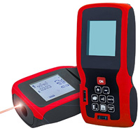 Télémètre laser de qualité industrielle, haute précision, 2,0 mm, portée 40 m, étanche IP54, garantie 3 ans, design compact rétroéclairé