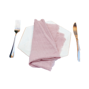 Serviette de table carrée 60x60cm en coton 100% teint uni, faite à la main, logo personnalisé, OEM, vente en gros, pour mariage, dîner, fabricant en gros - Product Image 2