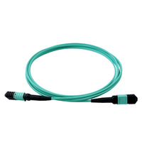 Kabel Jumper Serat Optik MTP/MPO Female High-Density 40G/100G 8-Core 12-Core OM3 OM4 Tipe B Generasi Baru