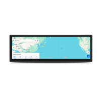 14.9 pouces Ultra-mince GPS écran tactile Navigation Android 13 lecteur automatique universel avec amplificateur Audio Microphone intégré