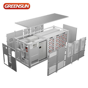 Контейнерная батарея Greensun 20 футов, 768 В 314Ah, Высоковольтная аккумуляторная батарея, инверторная система хранения энергии с охлаждением - Product Image 2