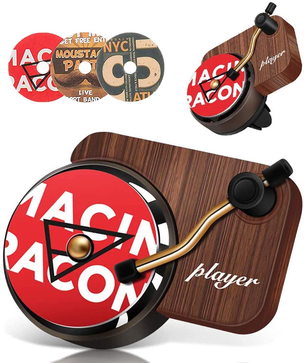 Ароматерапевтический диффузор для автомобиля, освежитель воздуха, ретро проигрыватель записей, декор для автомобиля, автомобильные диффузоры, освежитель воздуха