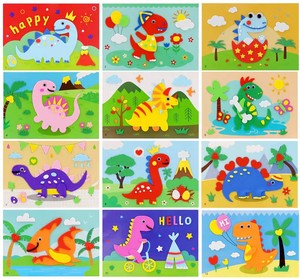 Set di Adesivi 3D in Schiuma EVA per Bambini, Gioco Creativo Fai-da-Te, Puzzle Mosaico da Attaccare, per Attività Artigianali all'Asilo - Product Image 1