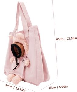 Customization Hot Sale Pkink Carrier Cat Pouch Reusable Cat Carrier Travel <b>Backpack</b> for Cats Pet Carrier - Product Image 2