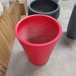 Bán buôn phong cách hiện đại trồng bê tông <span class=keywords><strong>handmade</strong></span> sợi thủy tinh bình và trồng phong cách mới gốm cho ngoài trời - Product Image 3