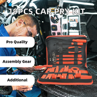 Kit de 19 outils de démontage industriels OEM/ODM pour l'assemblage et le démontage de panneaux de voiture, en nylon plastique