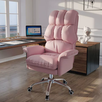 Chaises de bureau en gros, douces et confortables, ergonomiques, à angle réglable, avec rembourrage en éponge, chaise de patron