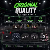 Casquettes ajustées originales de haute qualité à 6 panneaux avec broderie 3D Dragon, casquettes de baseball sportives réglables unisexe