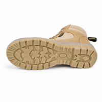 Chaussures de sécurité AIMVVSEC en daim avec embout en acier, imperméables, antidérapantes, semelle extérieure en PU, bottes de travail pour la construction, printemps-automne
