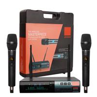 Système de microphone sans fil professionnel URX9900, microphone sans fil portable, UHF, 2 canaux, fête/KTV