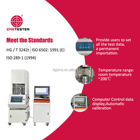 Equipo de viscosímetro Mooney estándar ASTM D1646 de goma de laboratorio de Venta caliente