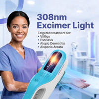 Appareil de traitement du vitiligo à usage domestique Kernel KN-5000E, thérapie par lumière excimer 308 nm pour le traitement du psoriasis