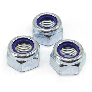 M8 M10 Grade 8 en acier au carbone zingué Nylon Nylock Insert contre-écrou Standard Din985 <span class=keywords><strong>Anco</strong></span> contre-écrous - Product Image 4