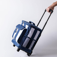 Sac isotherme souple isolé à roulettes Refroidisseurs étanches avec rétention de glace Sac isotherme à roulettes