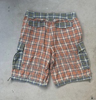 Pantalons de travail pour homme, coton design, Bermuda baggy d'été, jorts à carreaux, imprimé personnalisé, shorts cargo pour homme, pantalon court De Hombre