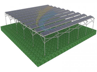 Panneau solaire de serre agricole chinois, structure à montage sur le sol pour système d'énergie solaire, livraison gratuite