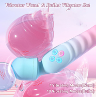 Masturbateur vibrant double tête chauffant en ABS et silicone, rechargeable, pour femme, jouet sexuel pour adultes, usage quotidien, modèle d'exportation