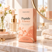 Boîte en carton ivoire recyclable personnalisée avec logo en relief, boîte d'emballage personnalisée pour les cosmétiques, les aliments et les produits de soins quotidiens