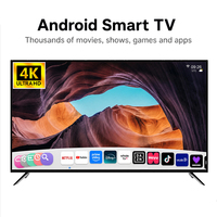 TV Pintar QLED 4K UHD 2026, Sistem Operasi Android 15, Televisi Tanpa Bingkai 100 Inci, HDR10+, Remote Suara, Ultra Tipis untuk Penggunaan di Rumah, Hotel